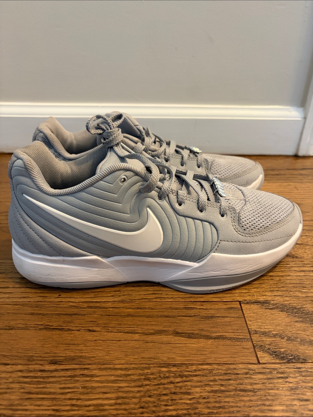 Men's Nike Ja 2 TB Basketball sneakers Wolf Gray - Picture 7 of 8